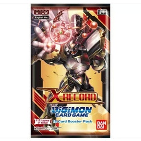 Digimon Card Game - BT09 - X Record Booster Pack (12 Cards) - JET Cards