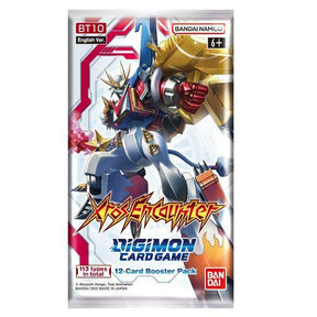 Digimon Card Game - BT10 - Xros Encounter Booster Pack (12 Cards) - JET Cards