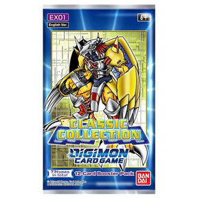Digimon Card Game: EX01 - Classic Collection Booster Pack (12 Cards) - JET Cards