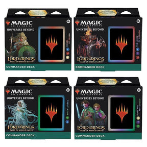 Magic The Gathering - The Lord Of The Rings - Tales Of Middle-Earth - Commander Deck - Bundle Of 4 - JET Cards