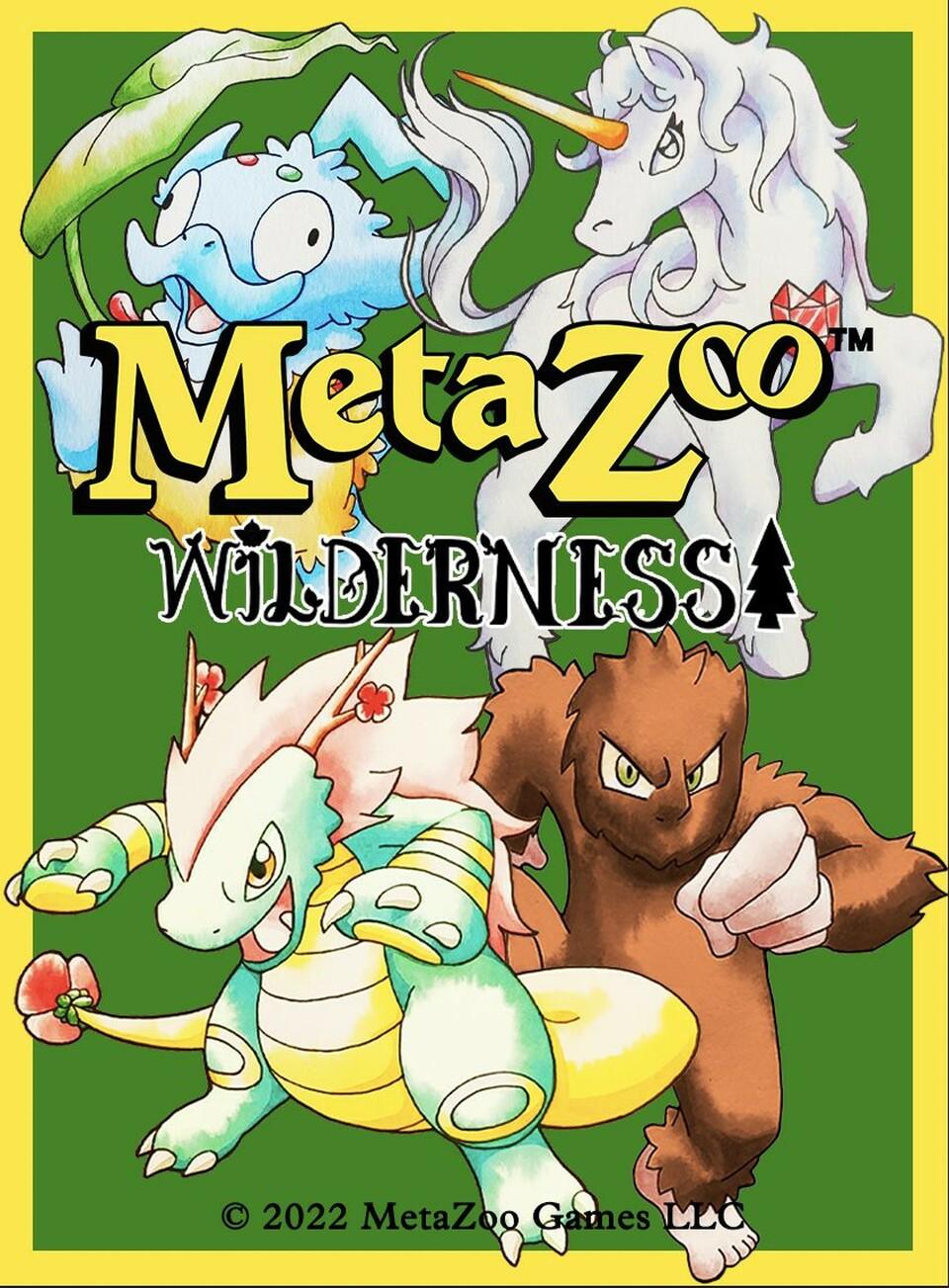 MetaZoo Cryptid Nation: Wilderness Theme Deck - 1st Edition - Set of 5 Decks - JET Cards