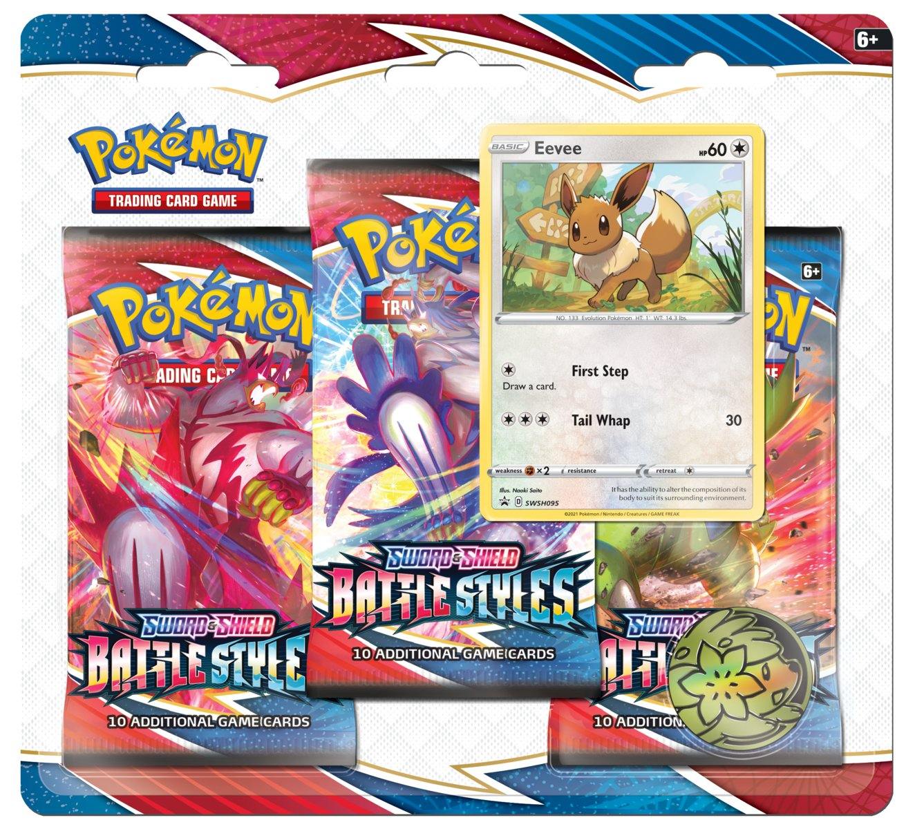 Pokemon Battle Styles Triple Blister Pack - JET Cards