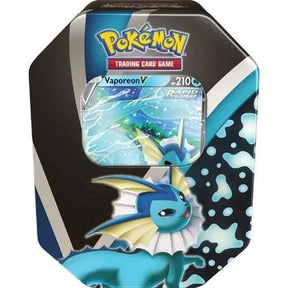 Pokemon Eevee Evolutions Tin - Vaporeon V - JET Cards
