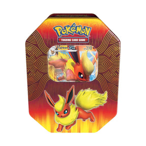 Pokemon Elemental Power Tin - Flareon GX (Reprint) - JET Cards
