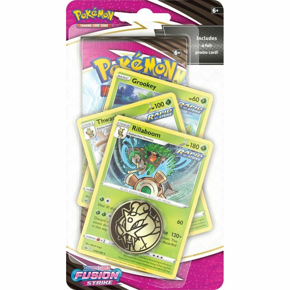 Pokemon Fusion Strike Premium Checklane - Rillaboom - JET Cards