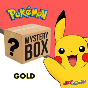 Pokemon Mystery Box - Gold (Large) - JET Cards