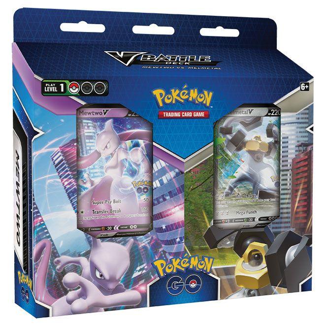 Pokemon - Pokemon Go - V Battle Deck Bundle - Mewtwo Vs Melmetal - JET Cards