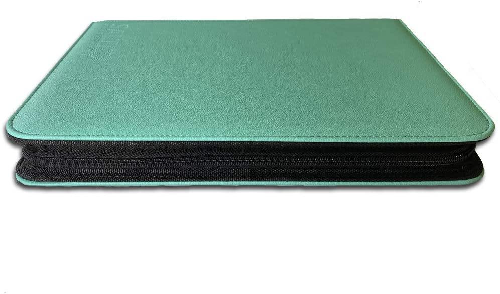 Salted Accessories - Base Collection - 9-Pocket Zip Binder - Peppermint - JET Cards