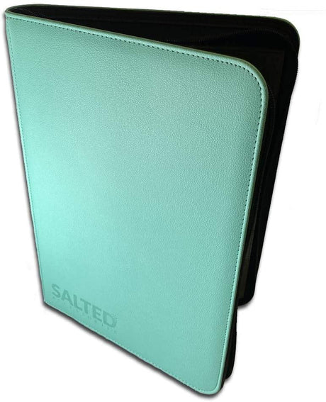 Salted Accessories - Base Collection - 9-Pocket Zip Binder - Peppermint - JET Cards