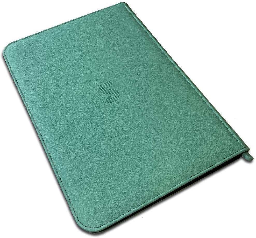 Salted Accessories - Base Collection - 9-Pocket Zip Binder - Peppermint - JET Cards