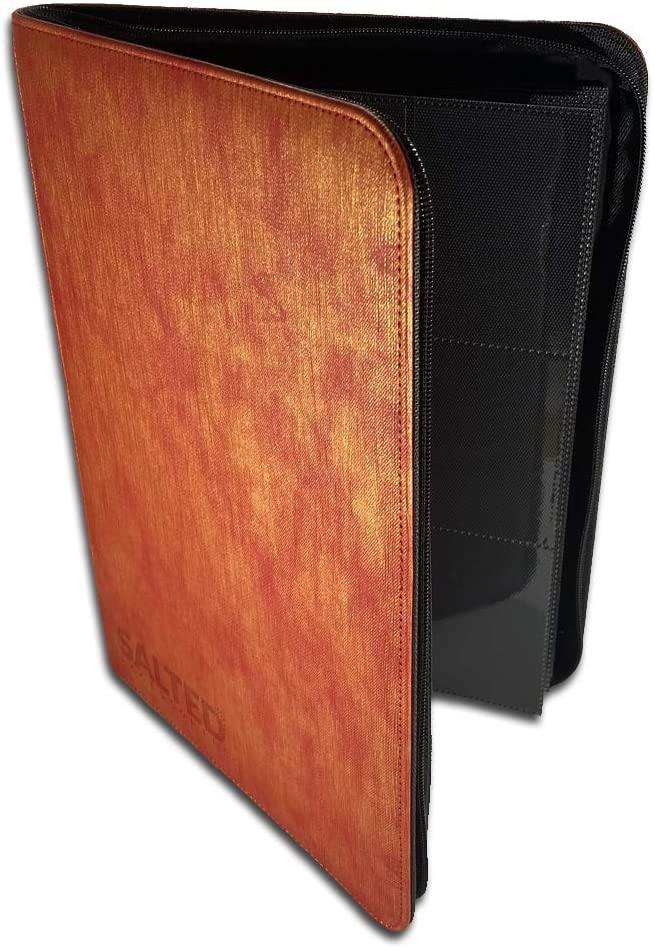 Salted Accessories - LTD Collection - 9-Pocket Zip Binder - Phoenix - JET Cards