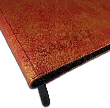 Salted Accessories - LTD Collection - 9-Pocket Zip Binder - Phoenix - JET Cards