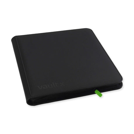 Vault X - 12-Pocket Exo-Tec® - Zip Binder - Black - JET Cards