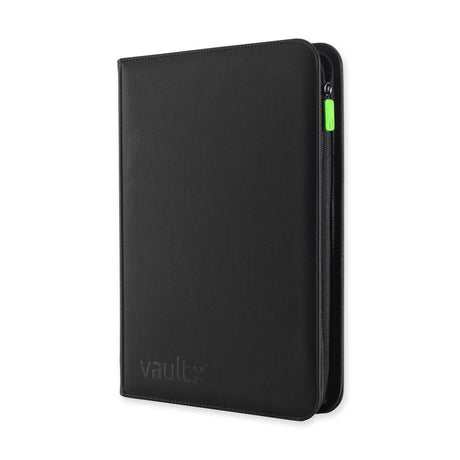 Vault X - 9-Pocket Exo-Tec® - Zip Binder - Black - JET Cards