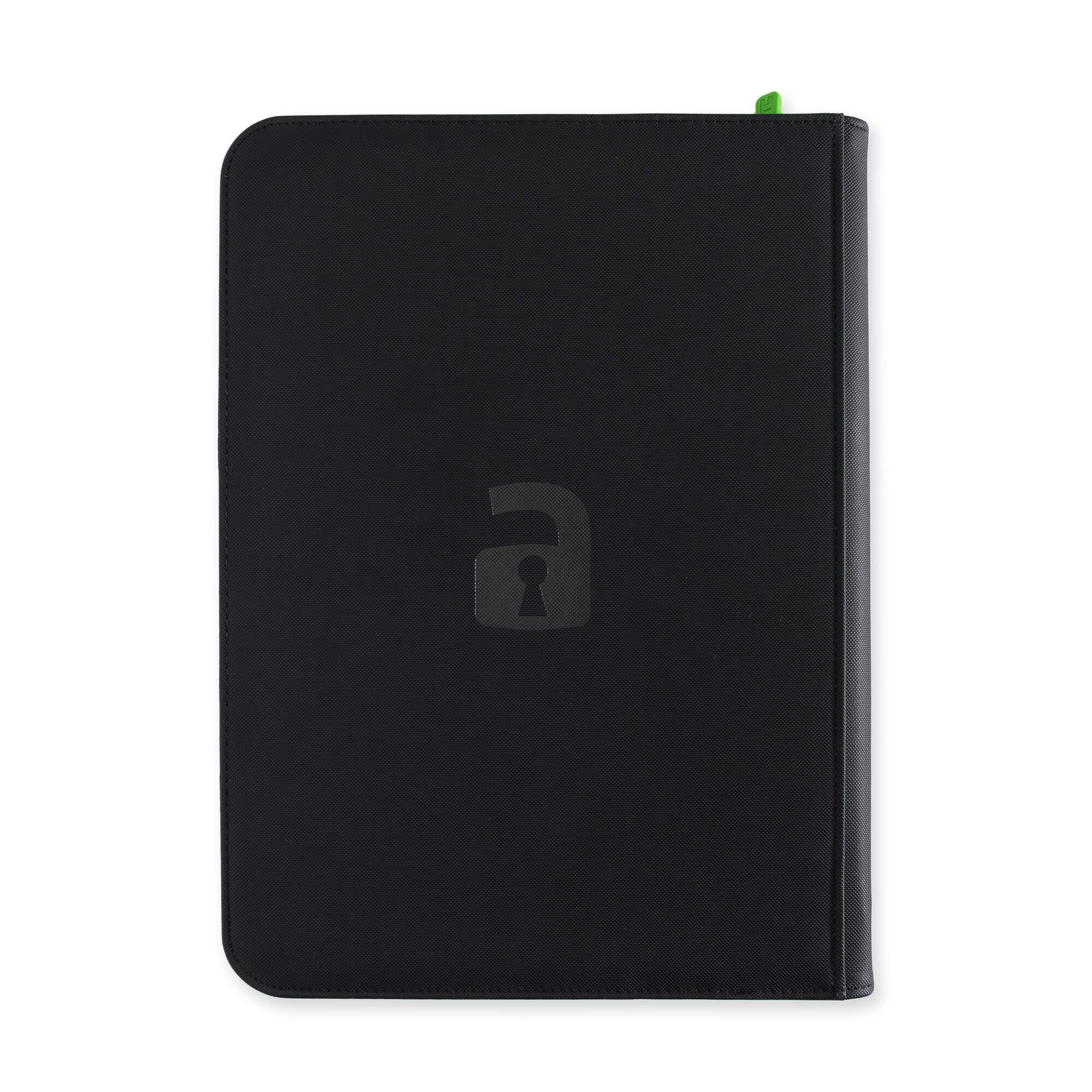 Vault X - 9-Pocket Exo-Tec® - Zip Binder - Black - JET Cards