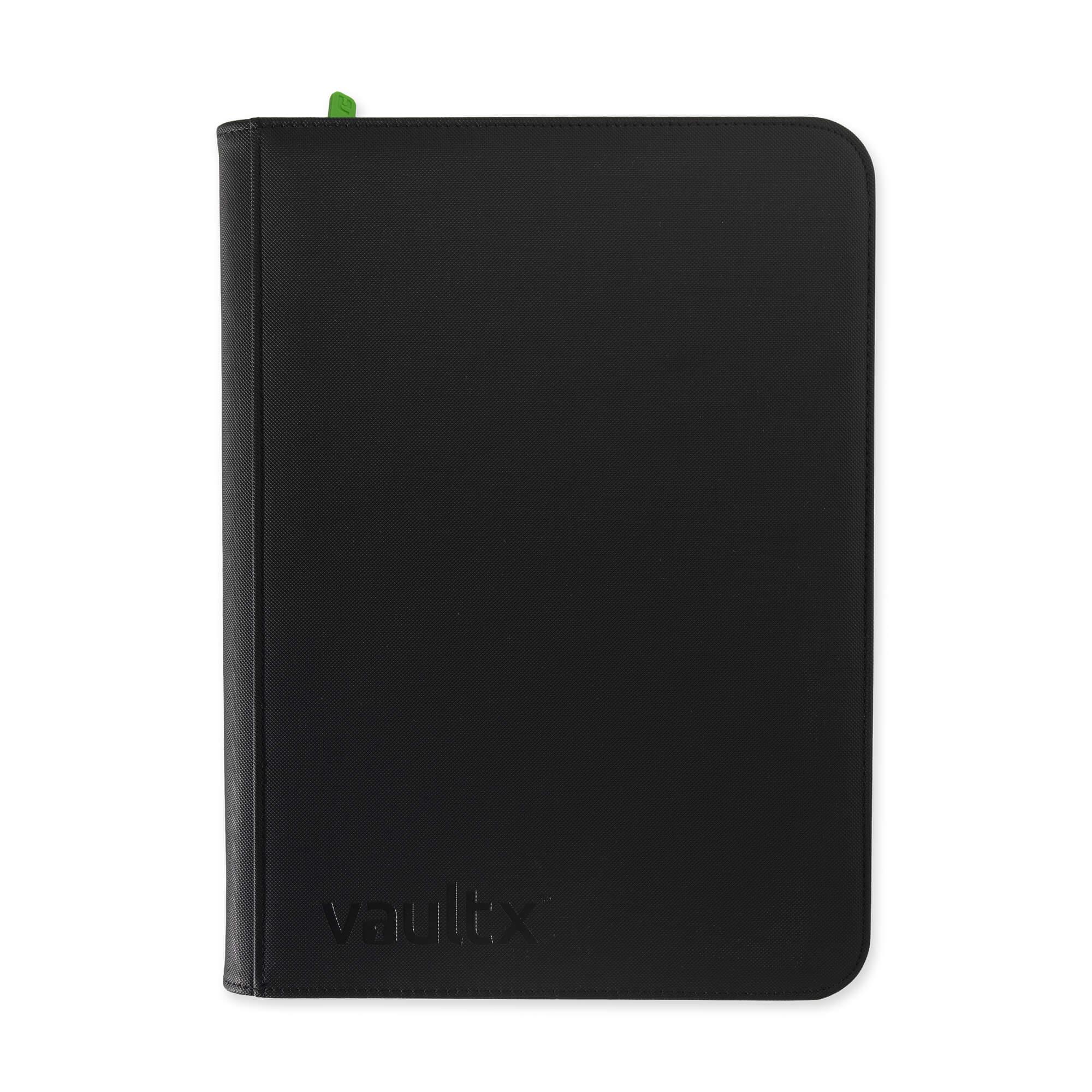 Vault X - 9-Pocket Exo-Tec® - Zip Binder - Black - JET Cards