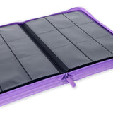 Vault X - 9-Pocket Exo-Tec® - Zip Binder - Just Purple - JET Cards