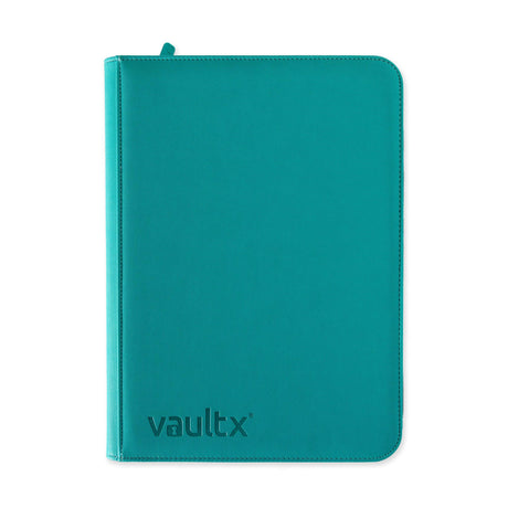 Vault X - 9-Pocket Exo-Tec® - Zip Binder - Teal - JET Cards