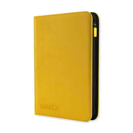 Vault X - 9-Pocket Exo-Tec® - Zip Binder - Yellow - JET Cards