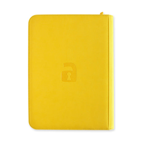 Vault X - 9-Pocket Exo-Tec® - Zip Binder - Yellow - JET Cards