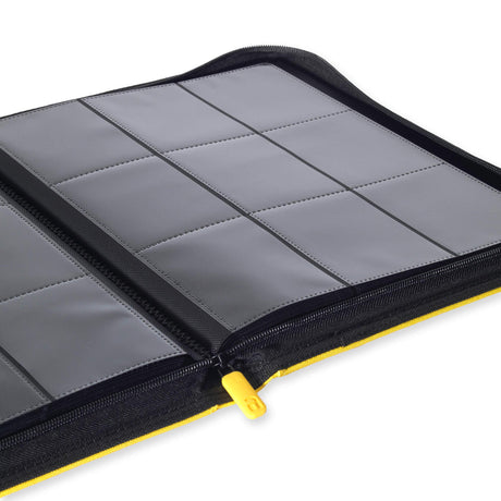 Vault X - 9-Pocket Exo-Tec® - Zip Binder - Yellow - JET Cards