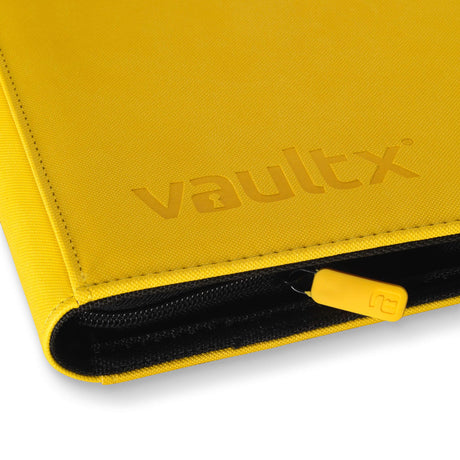 Vault X - 9-Pocket Exo-Tec® - Zip Binder - Yellow - JET Cards