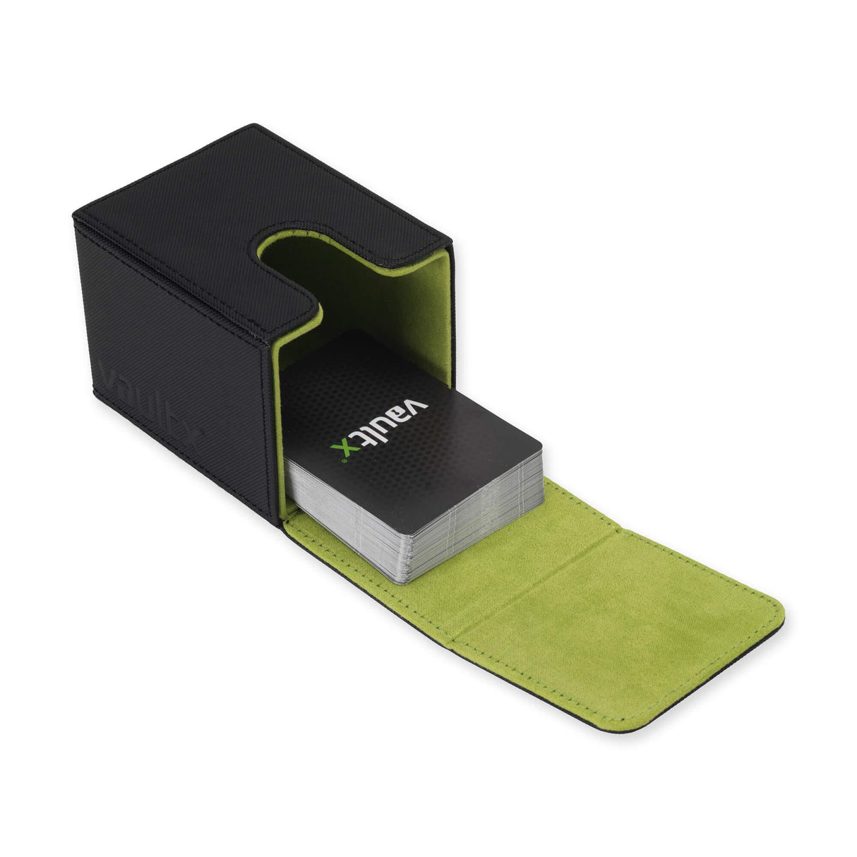 Vault X - Large Exo-Tec® - Deck Box - Black & Green - JET Cards