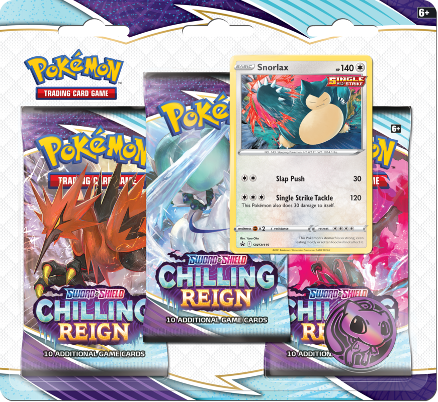 Pokemon Chilling Reign Triple Blister Pack (Preorder) - JET Cards