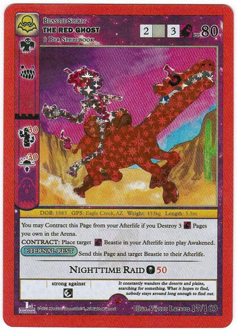 The Red Ghost 17/163 (Reverse Holo) Nightfall 1st Edition